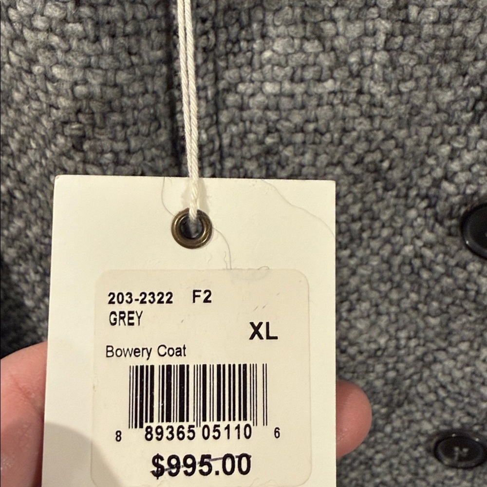 Billy Reid Bowery Double Breasted Long Coat XL NWT - Picture 6 of 9
